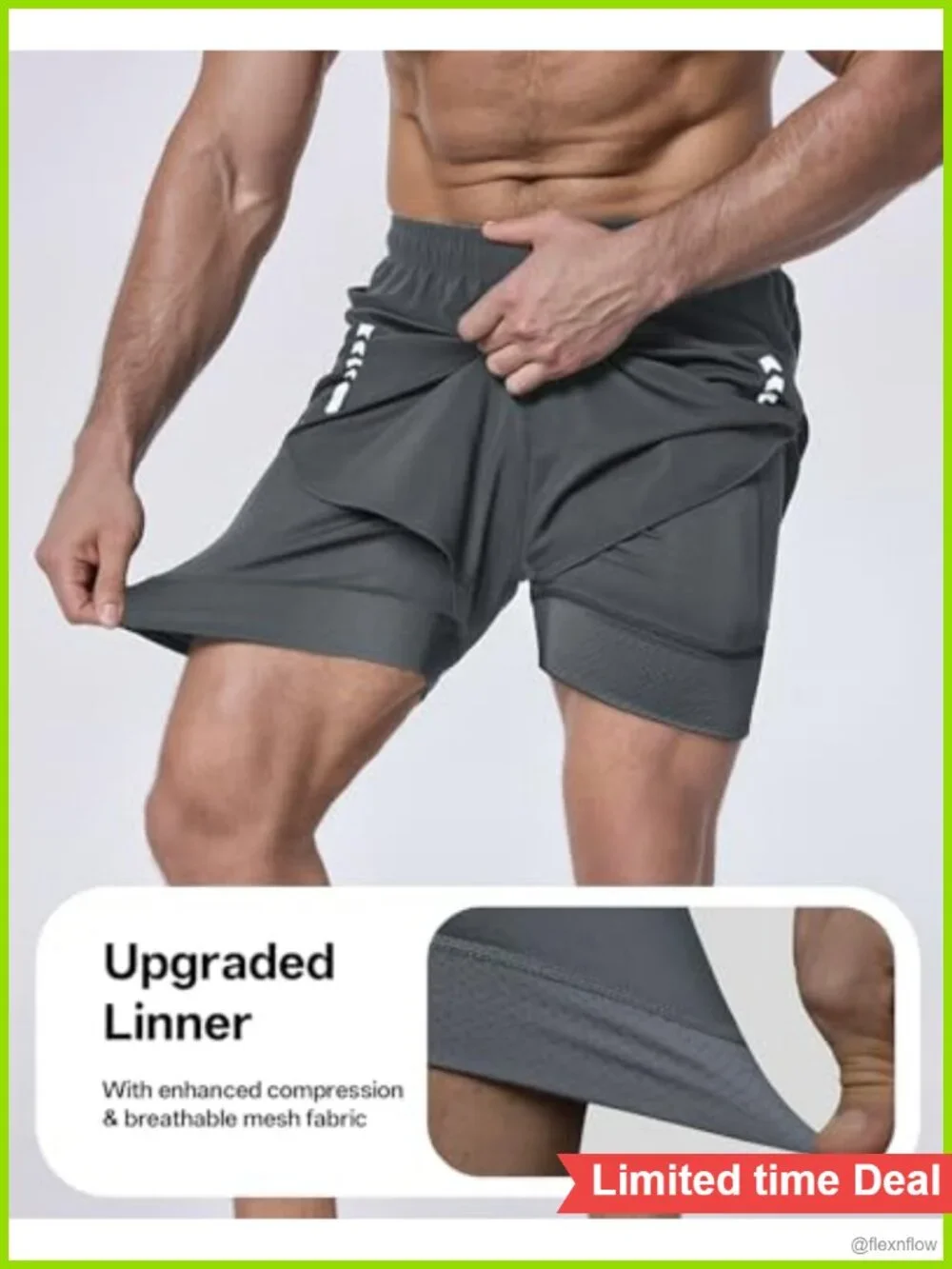 Men's 2-in-1 Running Shorts 5